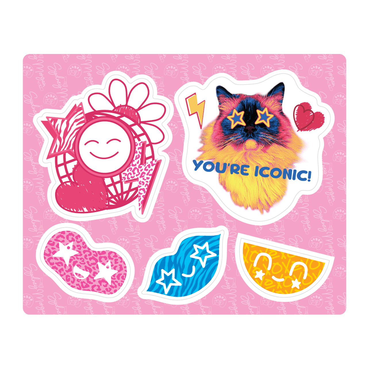 Sydney Morgan Iconic Sticker Sheet