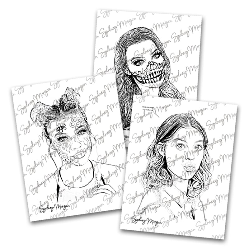 Sydney Morgan Coloring Pages Download