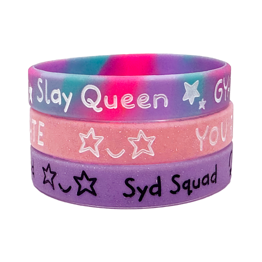 Sydney Morgan Syd Squad Wristband 3 Pack
