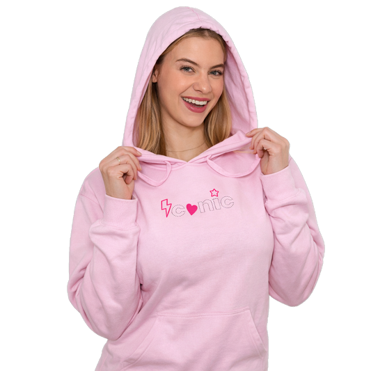 Sydney Morgan Iconic Rhinestone Pullover Hoodie