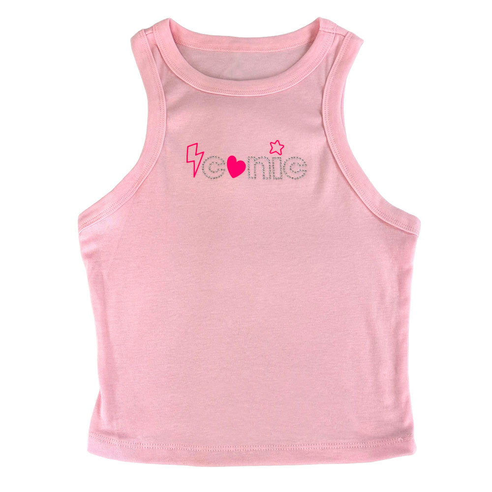 Sydney Morgan Iconic Rhinestone Racer Tank