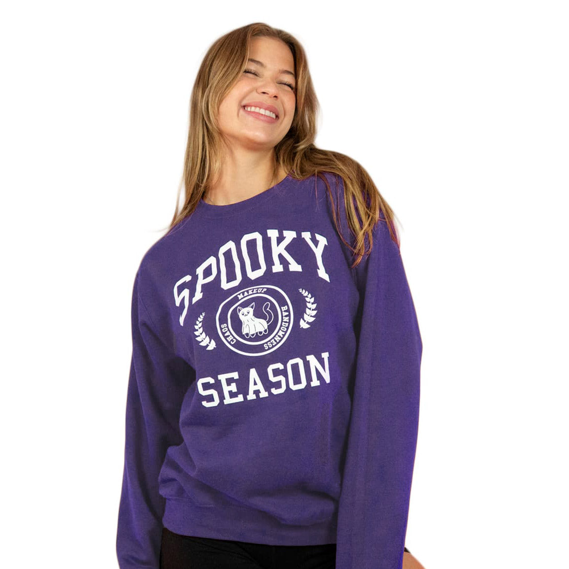 Sydney Morgan Glow-In-The-Dark Spooky Season Crewneck Sweatshirt